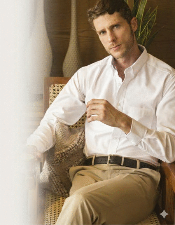 Camisa oxford  masculina - Image 2